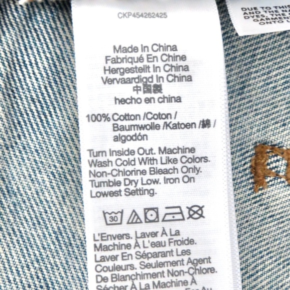 NEW! Madewell Relaxed Mid-Length Denim Shorts Button Fly Blue SZ 25 - Picture 14 of 14